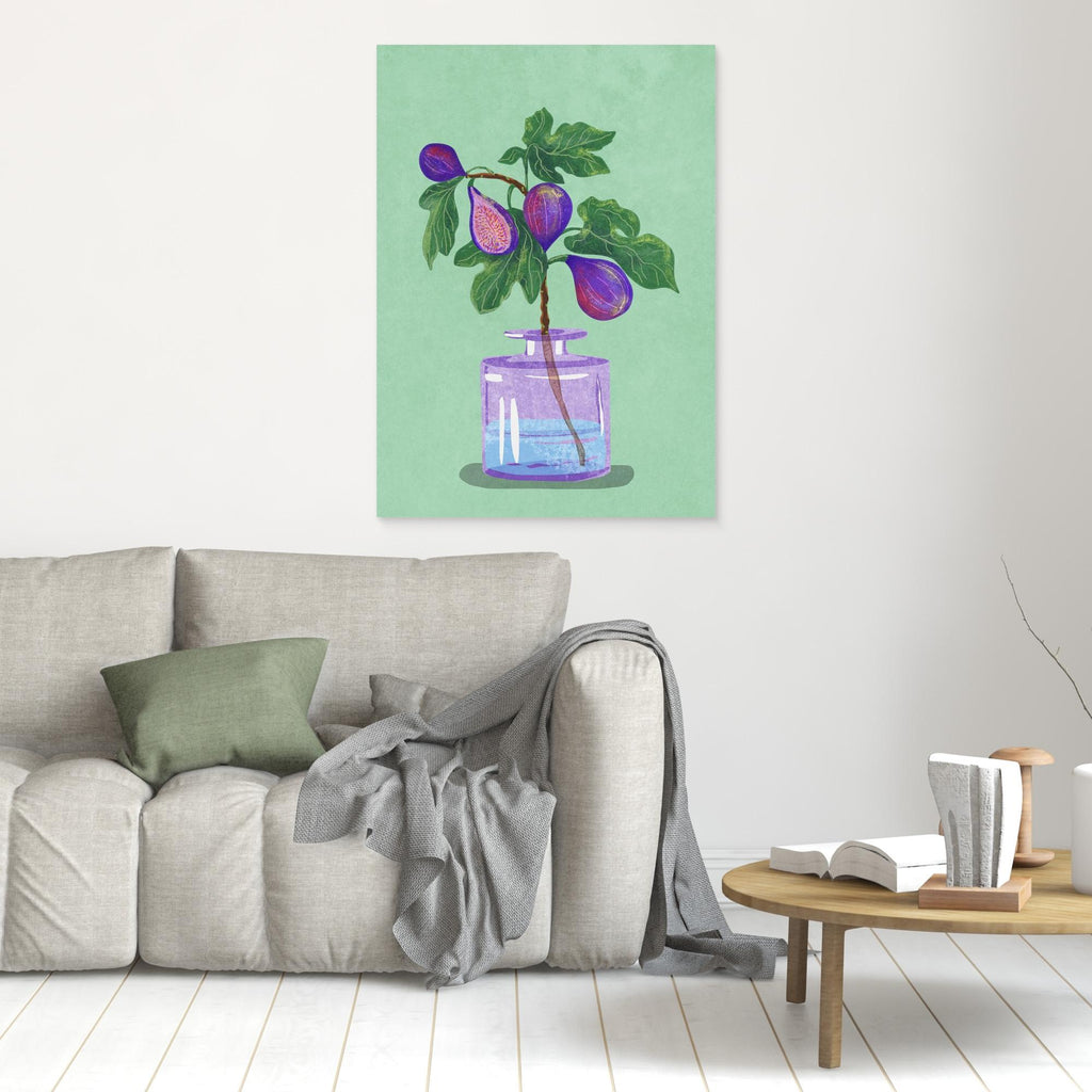 Figs Branch In Vase 