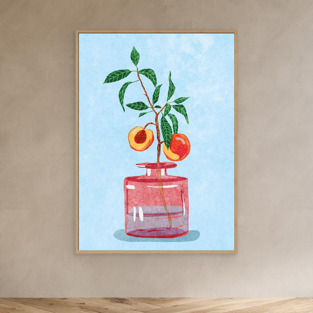 Peach Tree in Vase 