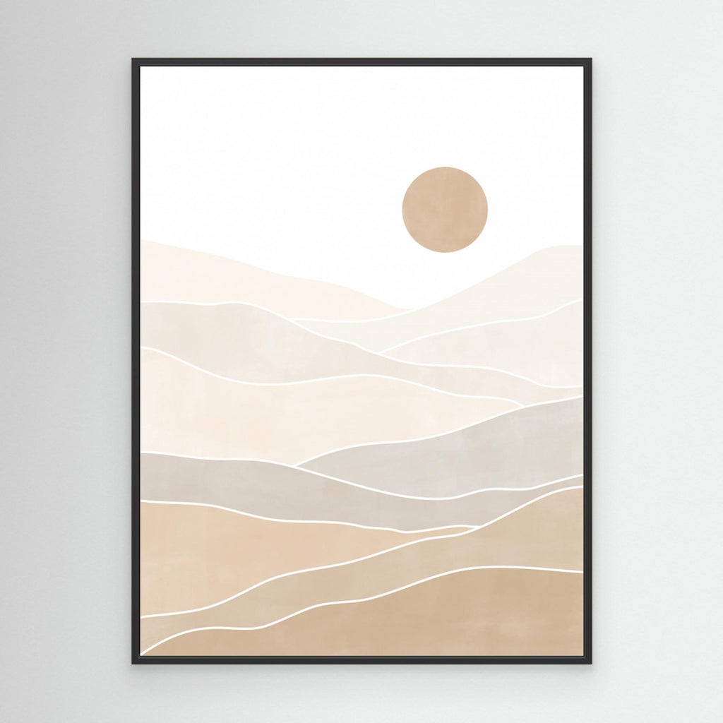 Abstract Beige Landscape 