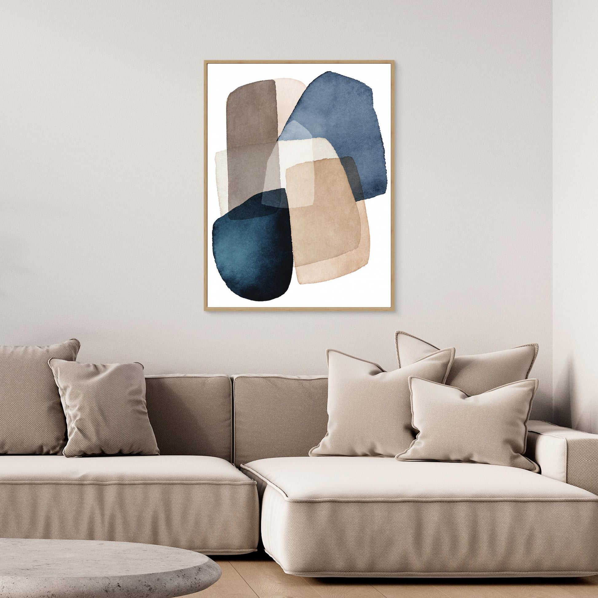 Blue Brown Blocks 