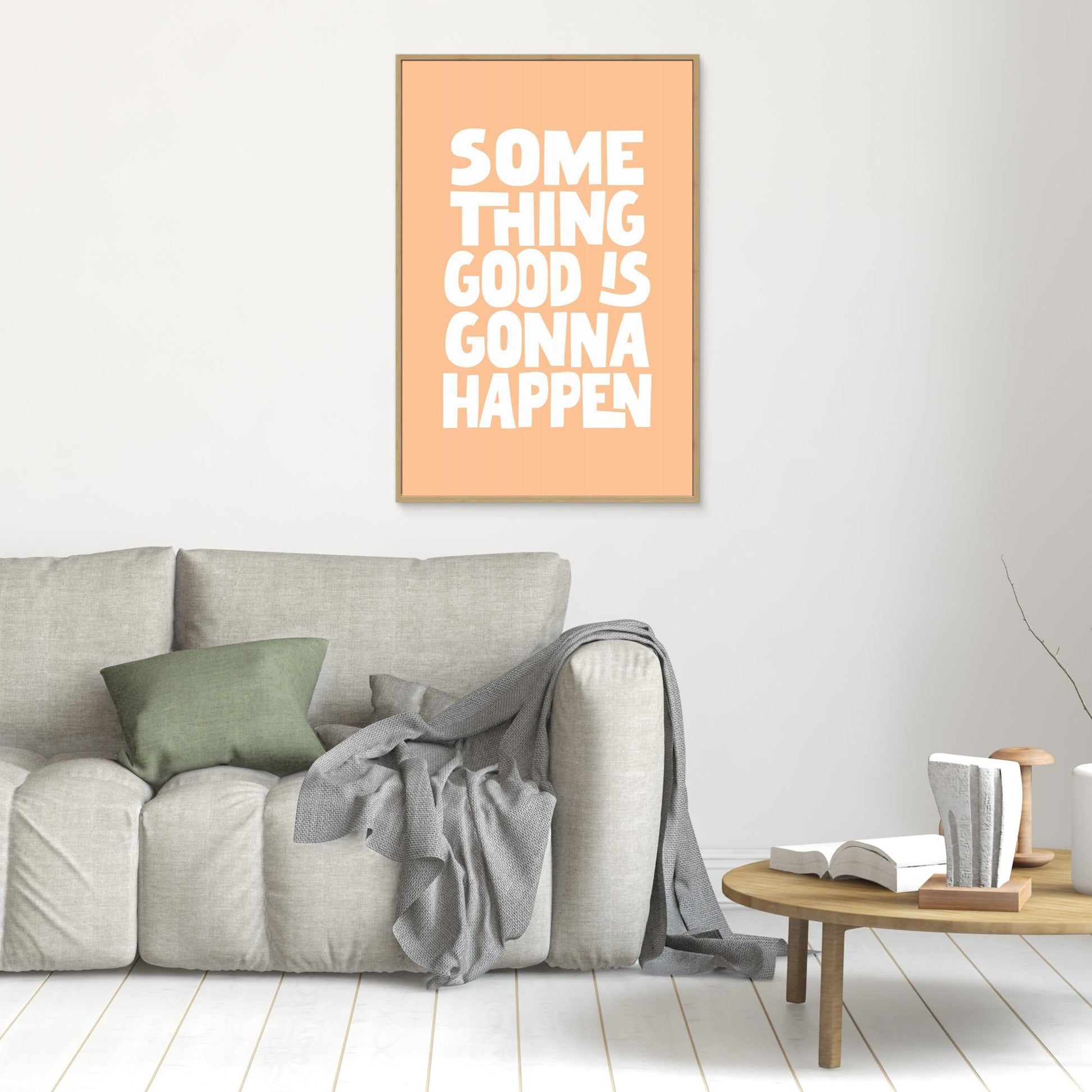 Something Good Is Gonna Happen Pantone Peach Fuzz Pictufy Collection 
