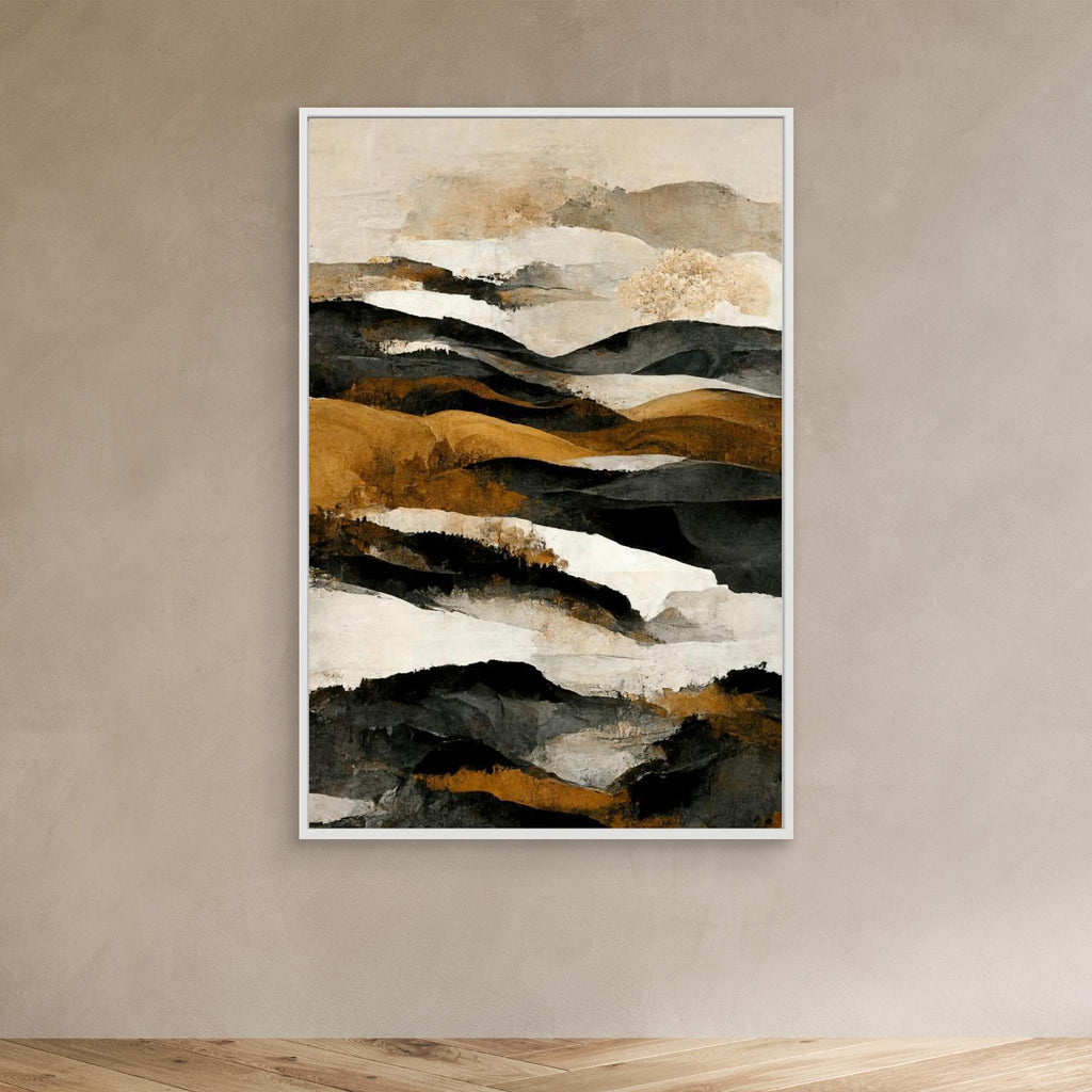 Ochre And Beige Mountains