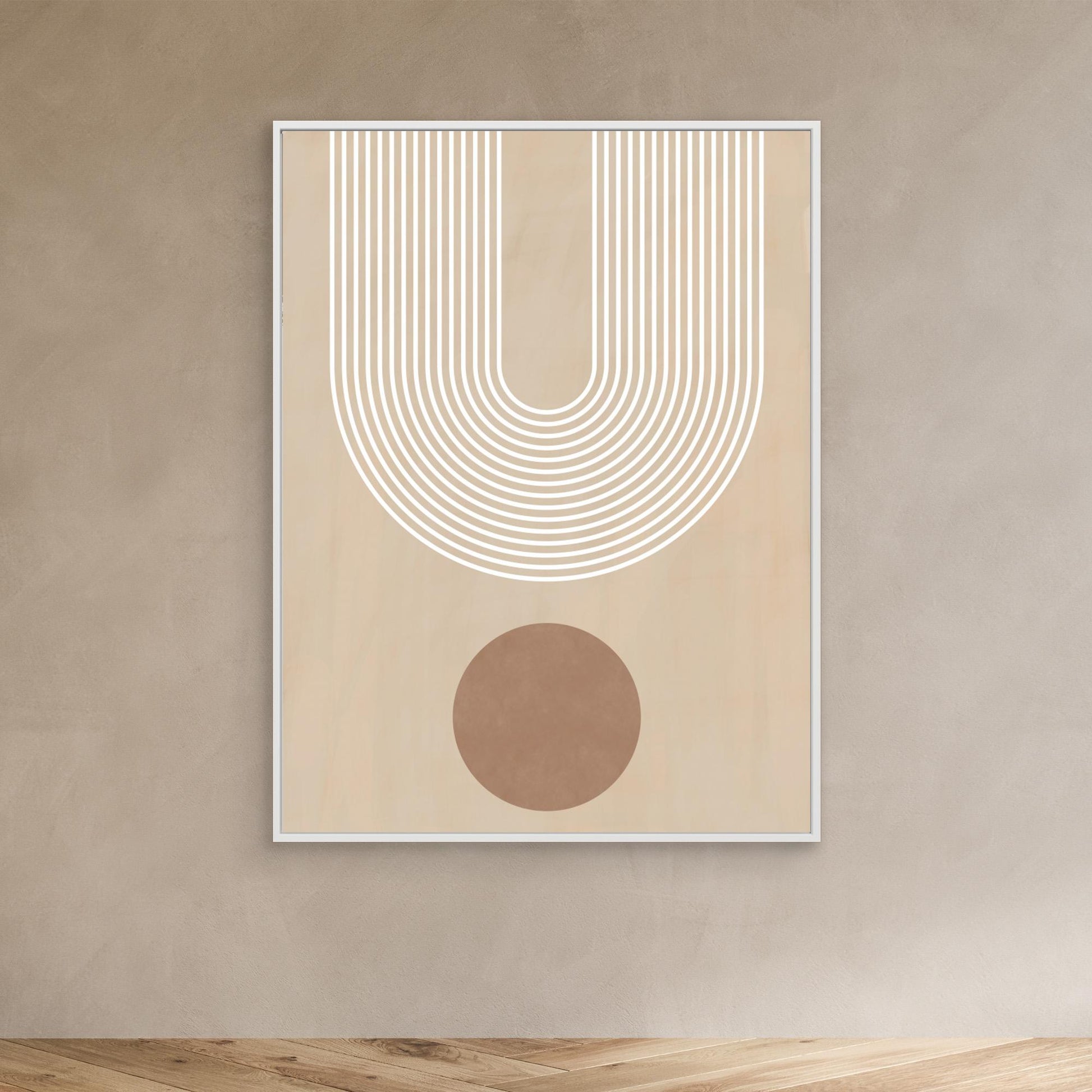 Beige Arc Poster No.3 