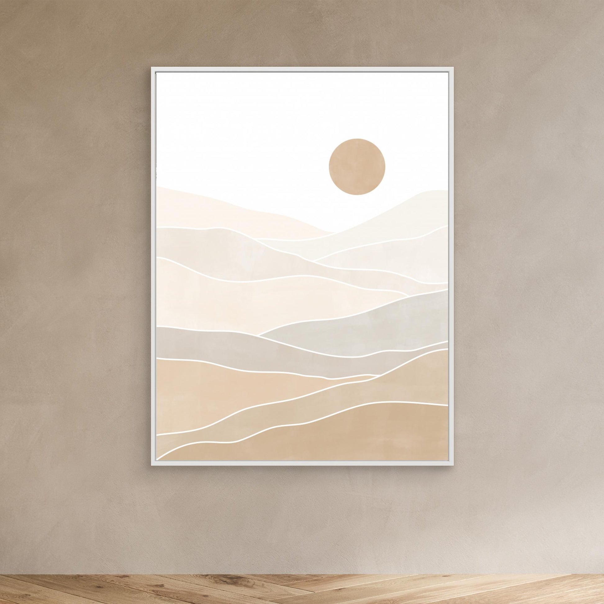 Abstract Beige Landscape 