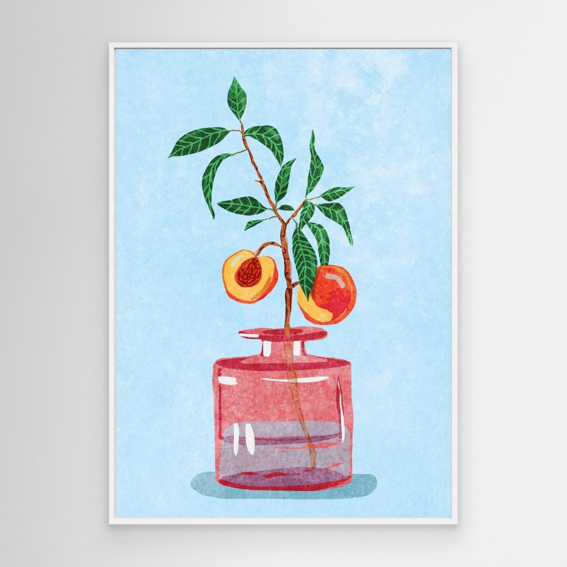 Peach Tree in Vase 