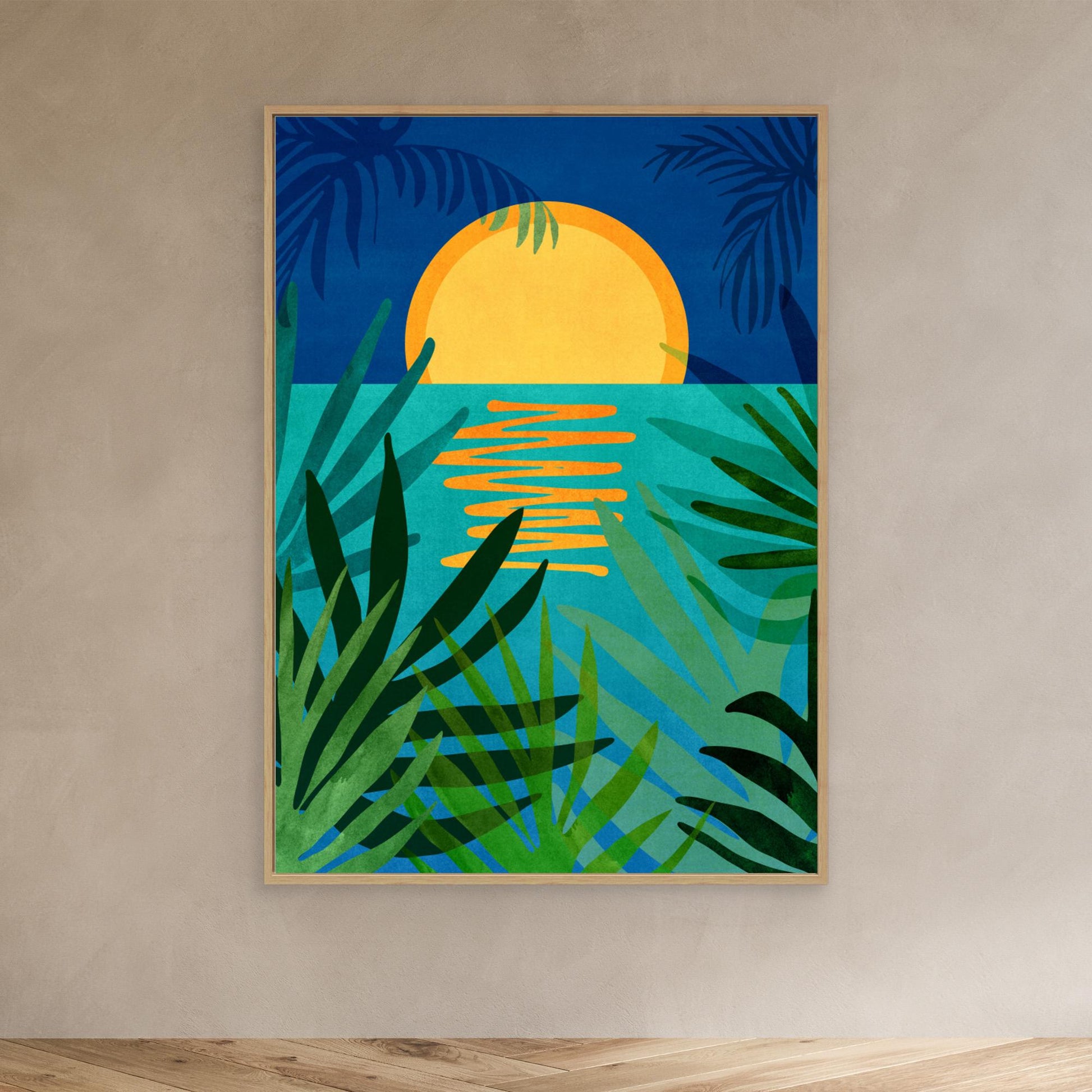 Moon Rise Landscape 