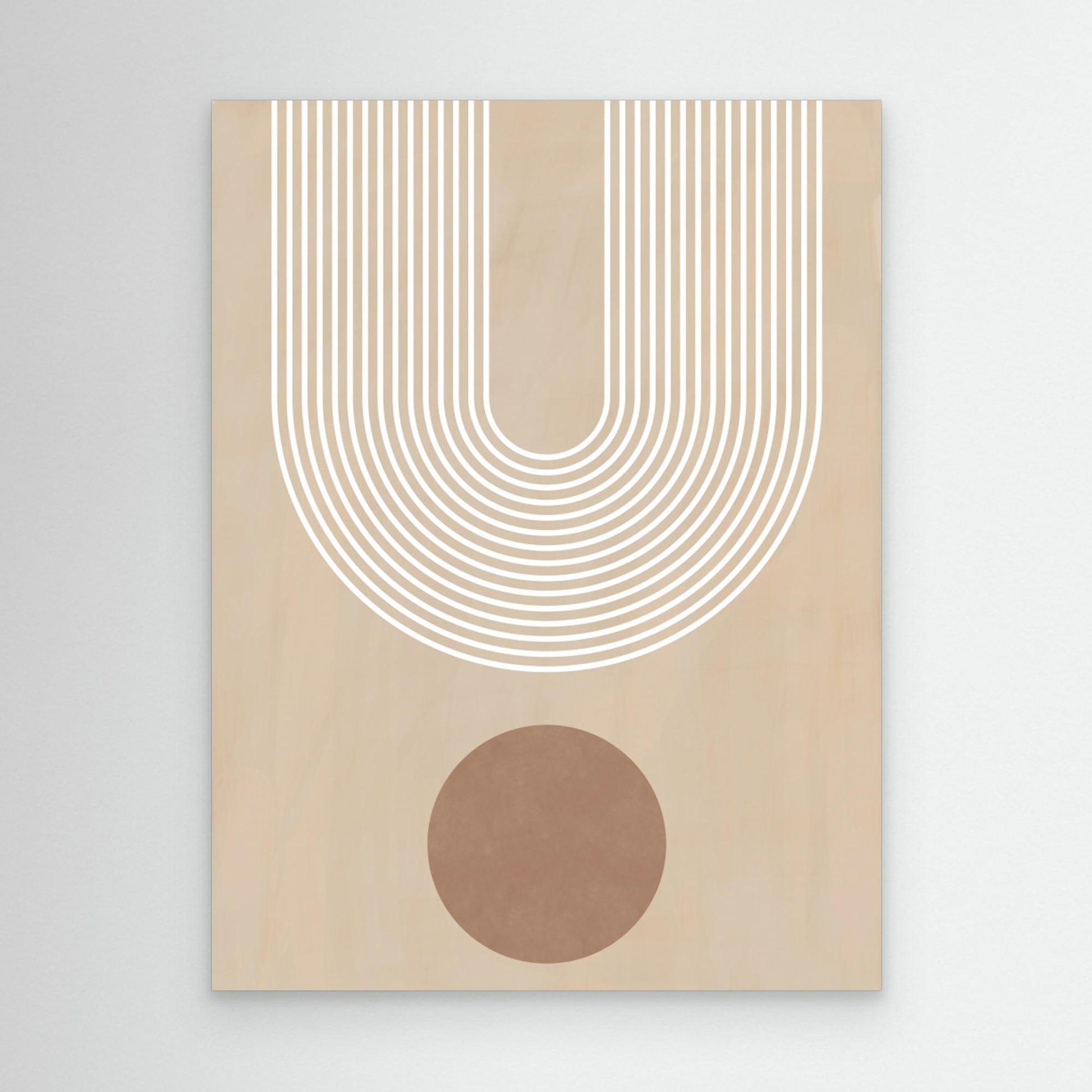 Beige Arc Poster No.3 