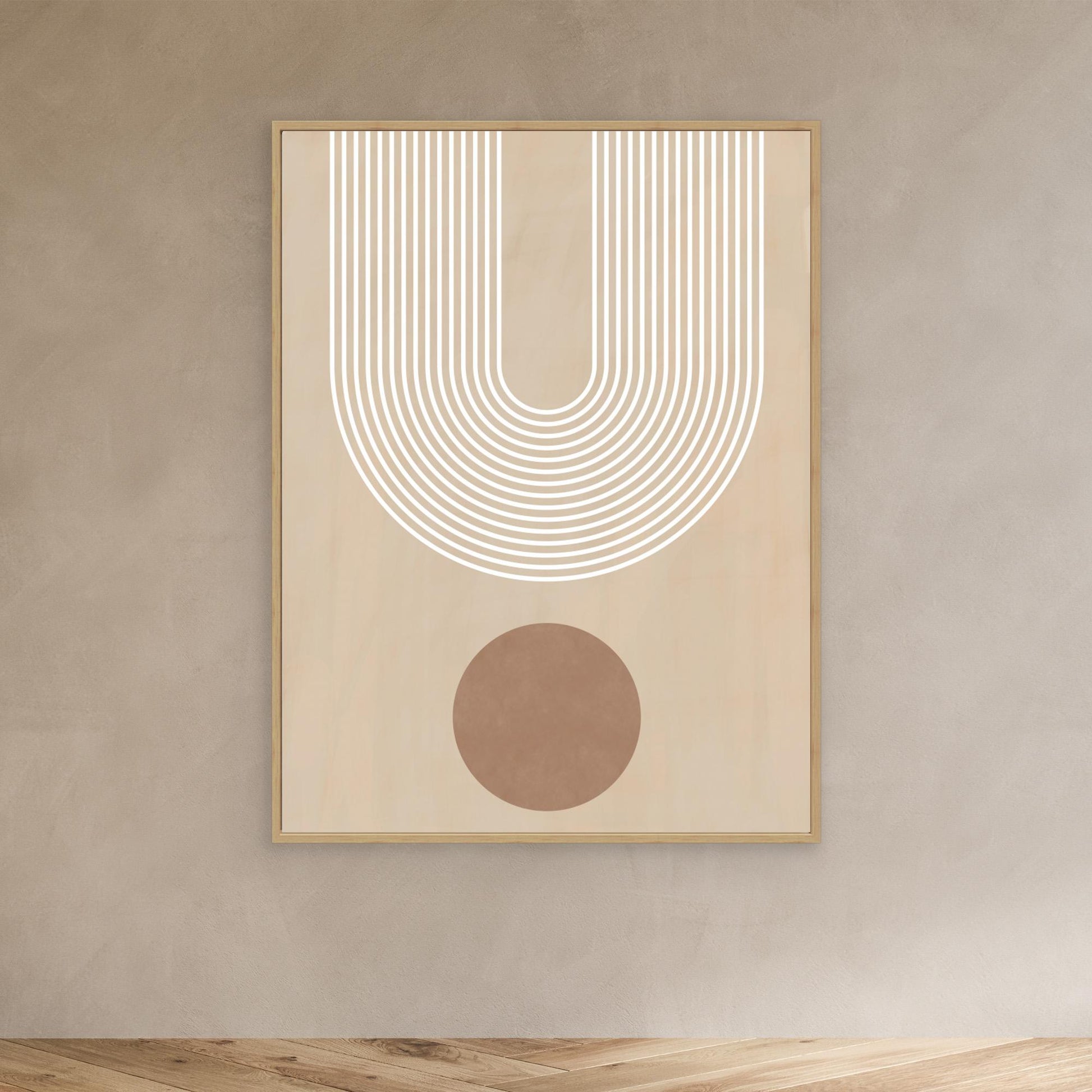 Beige Arc Poster No.3 