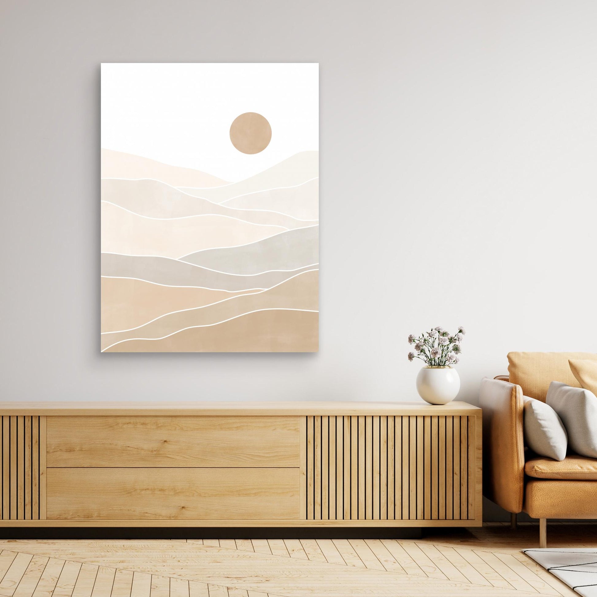 Abstract Beige Landscape 