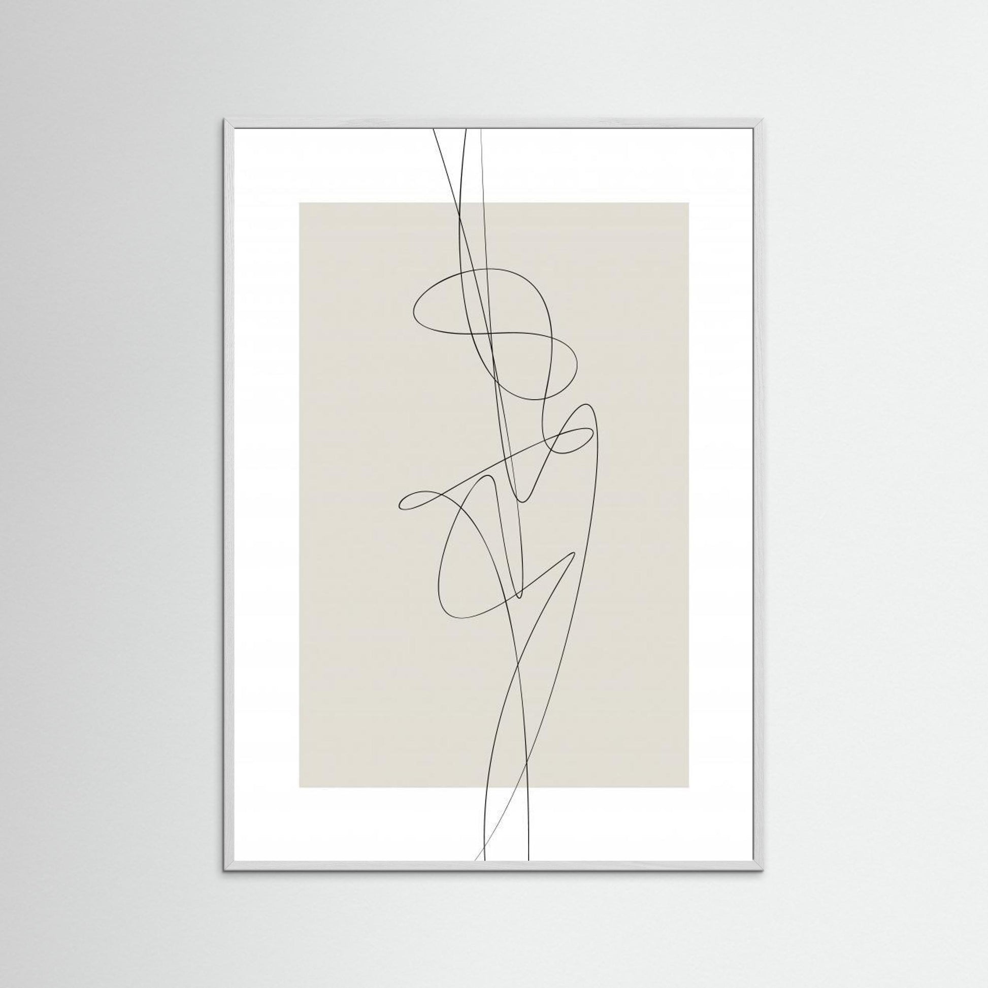 Beige Abstract 
