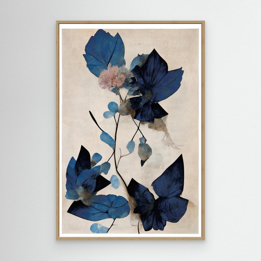 Blue Dry Flowers 