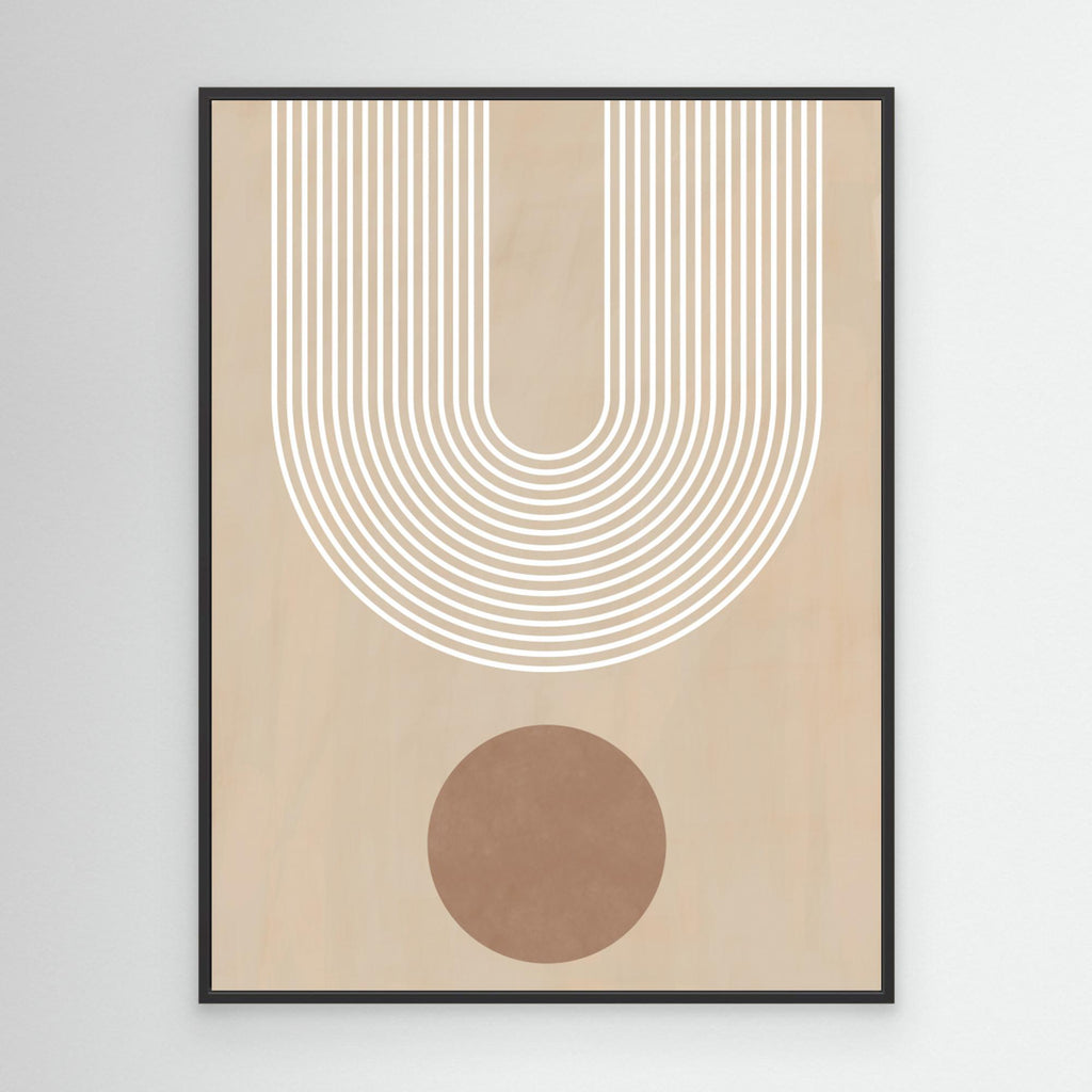Beige Arc Poster No.3 