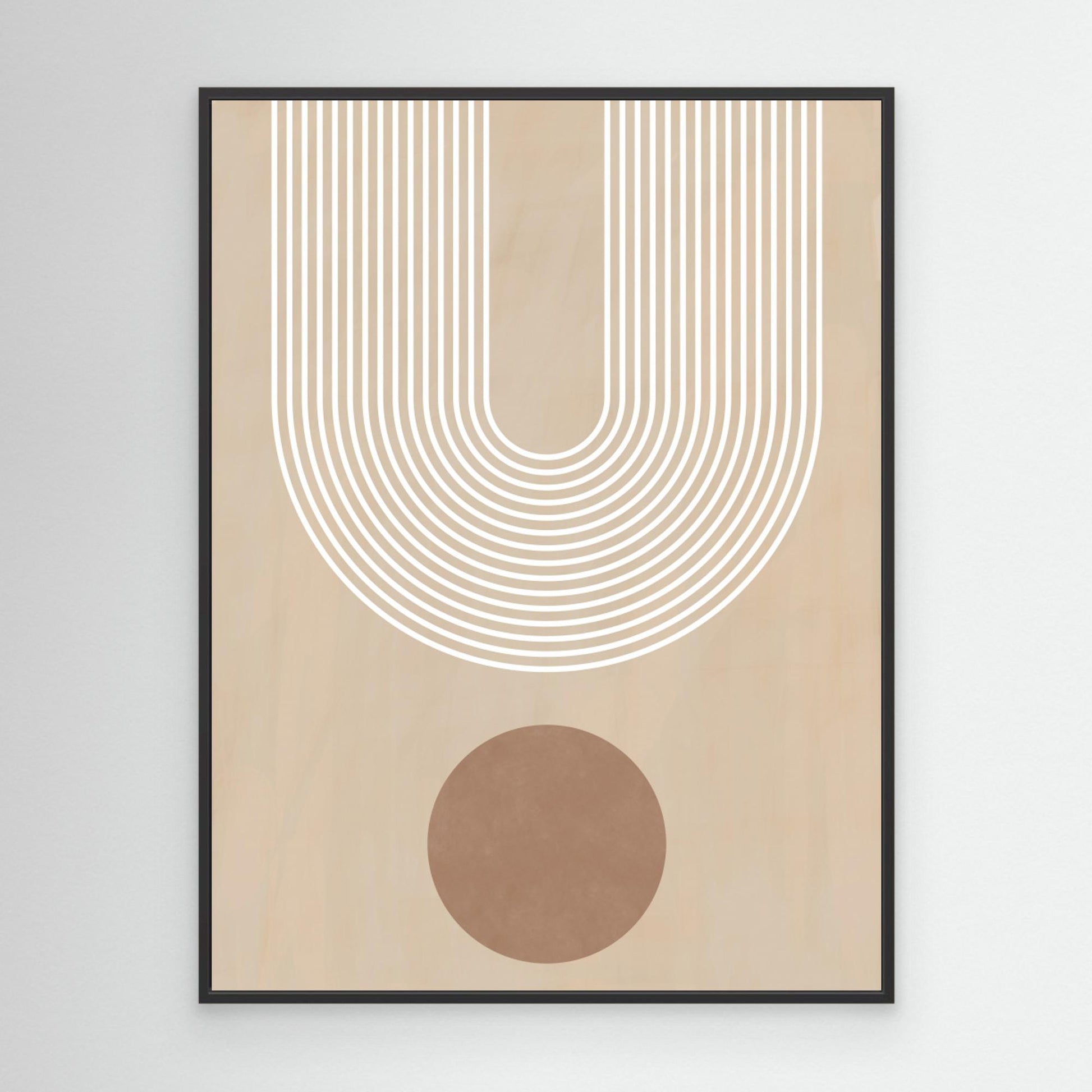 Beige Arc Poster No.3 