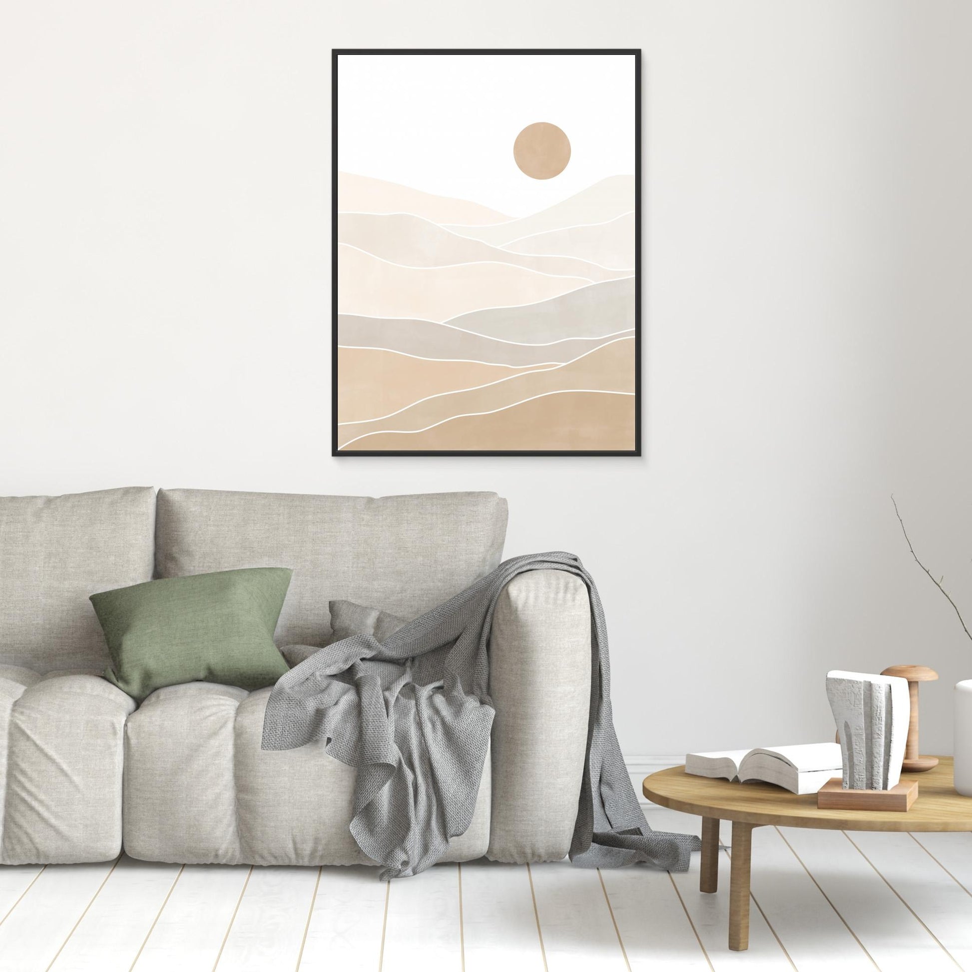 Abstract Beige Landscape 