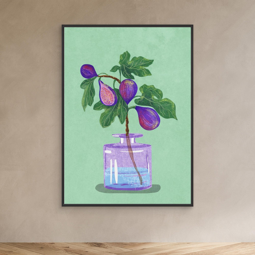 Figs Branch In Vase 