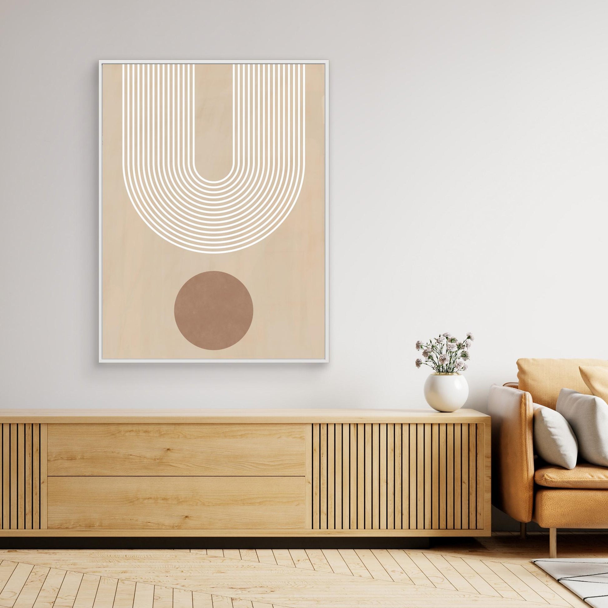 Beige Arc Poster No.3 