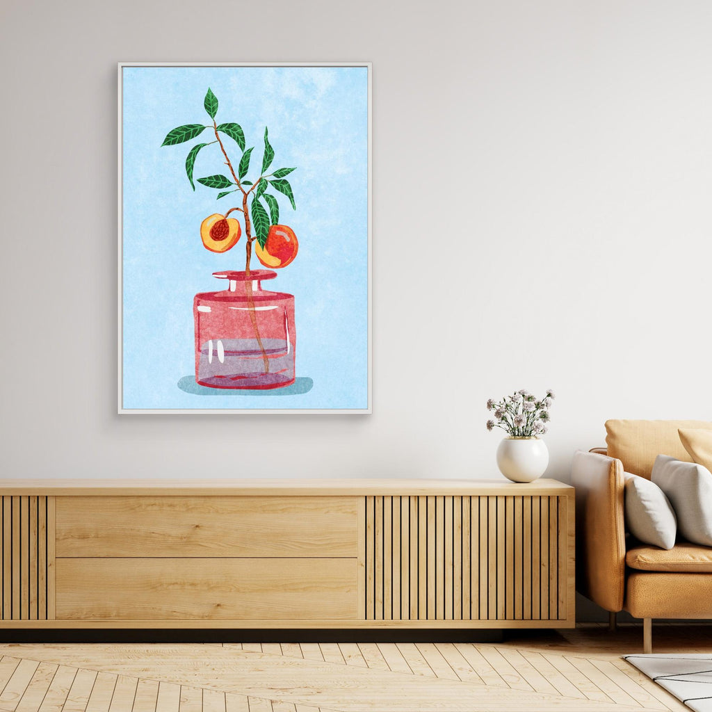 Peach Tree in Vase 