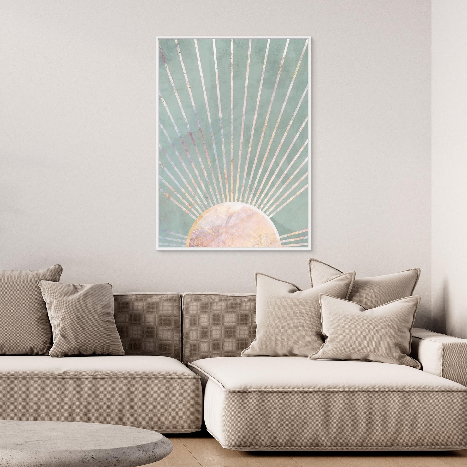 Sage Green Boho Sun 