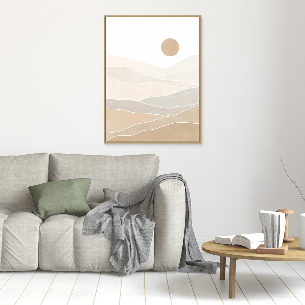 Abstract Beige Landscape 