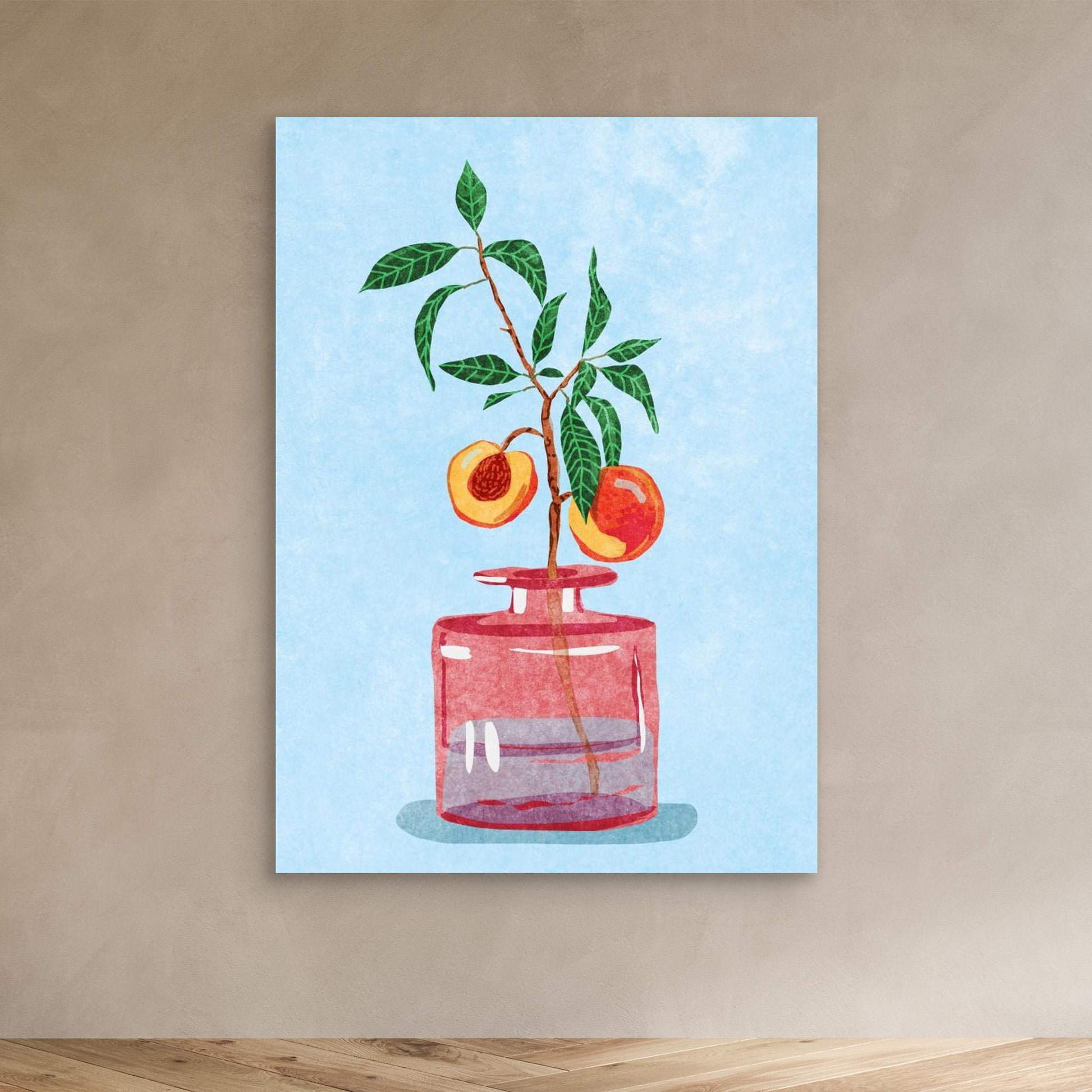 Peach Tree in Vase 