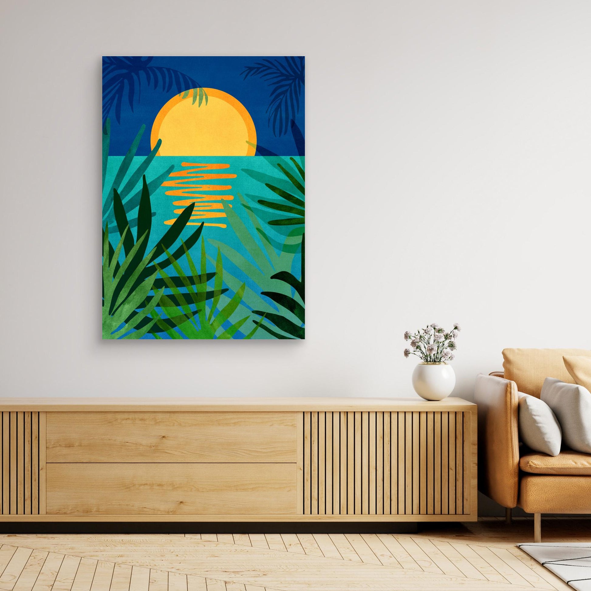Moon Rise Landscape 