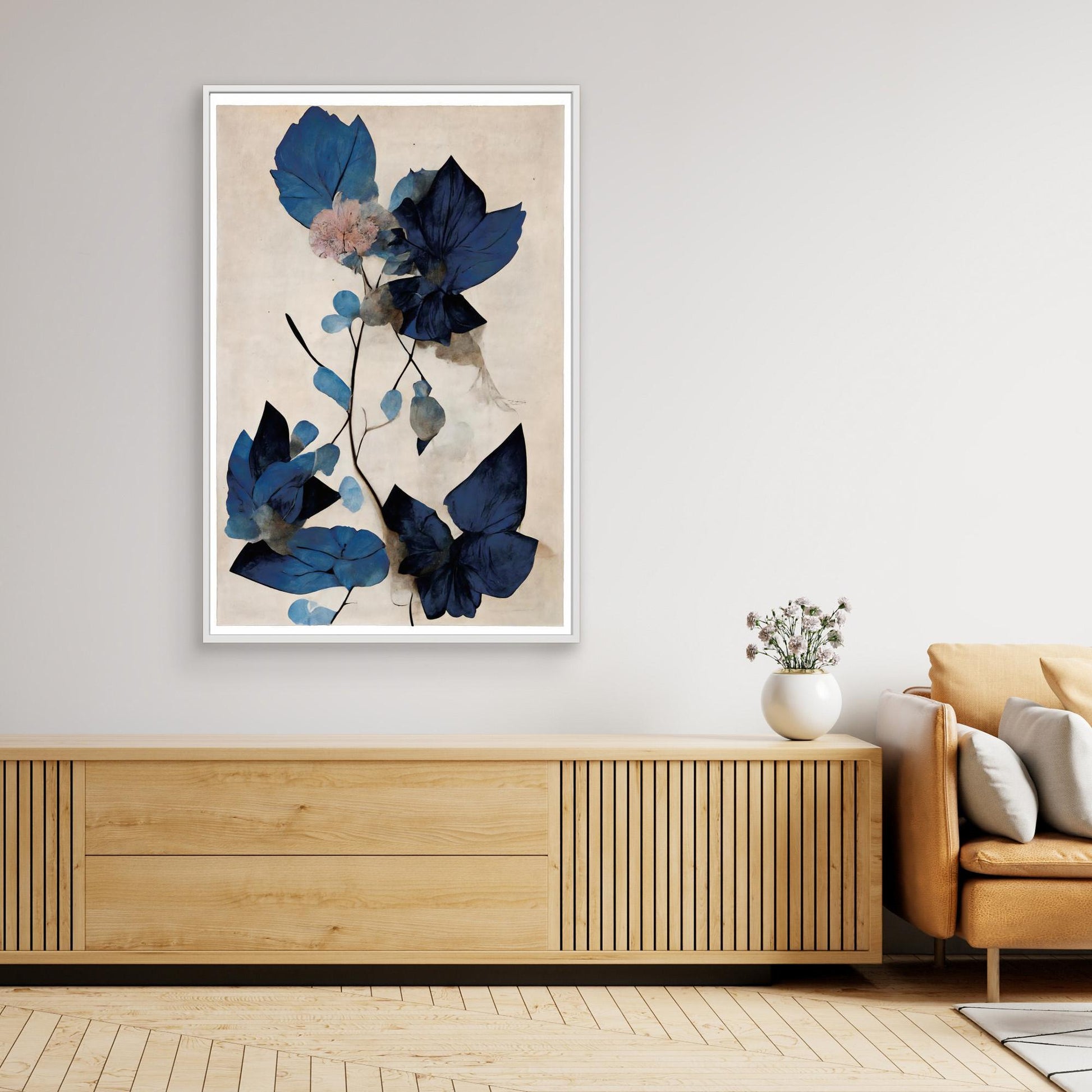 Blue Dry Flowers 