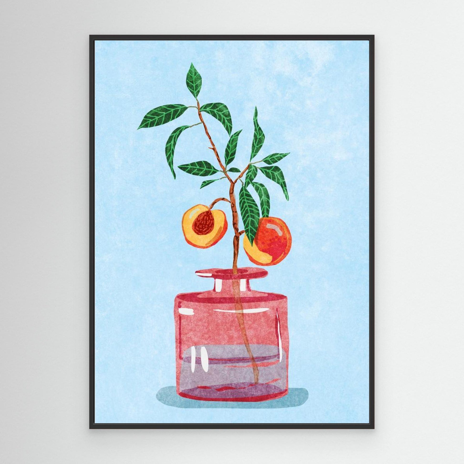 Peach Tree in Vase 
