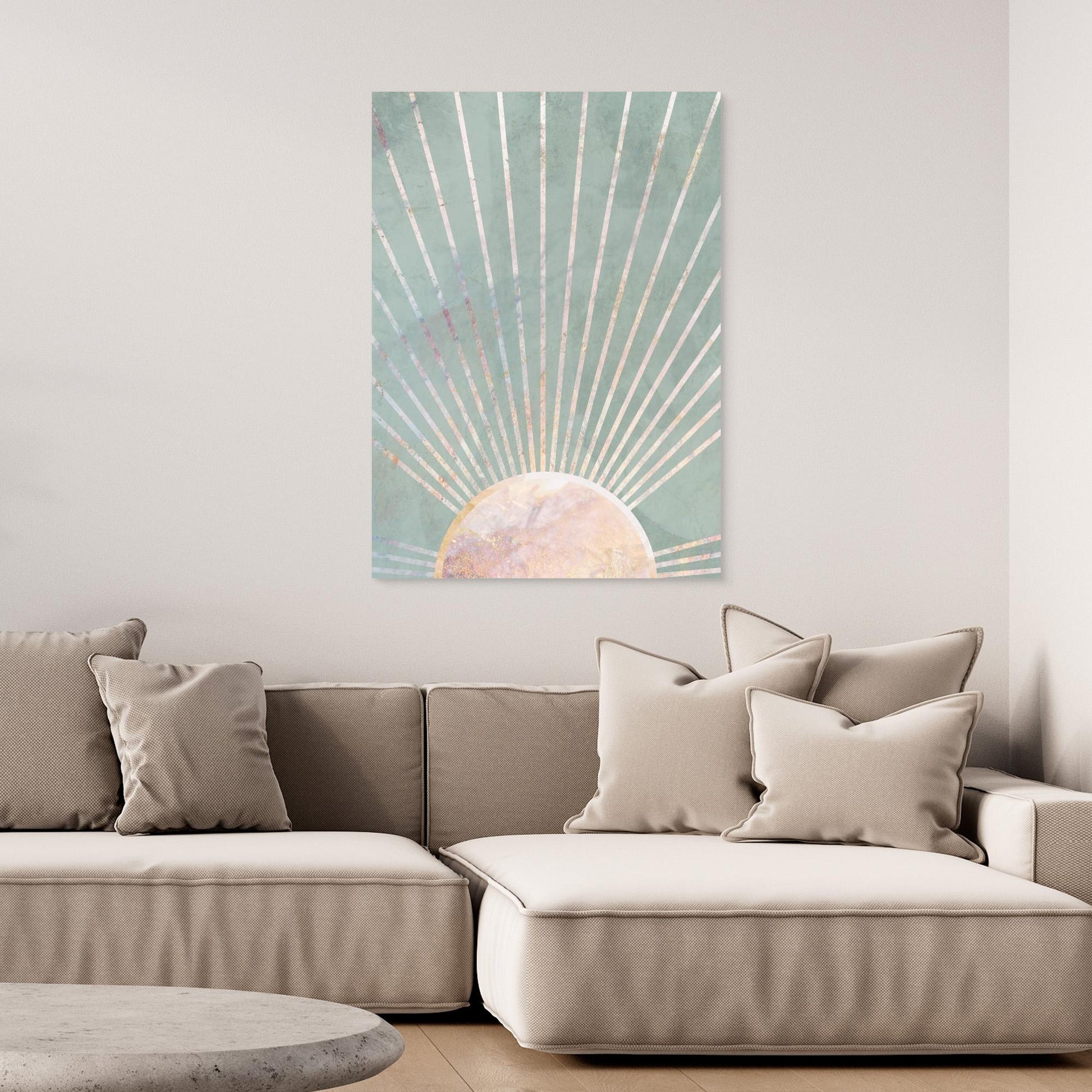 Sage Green Boho Sun 