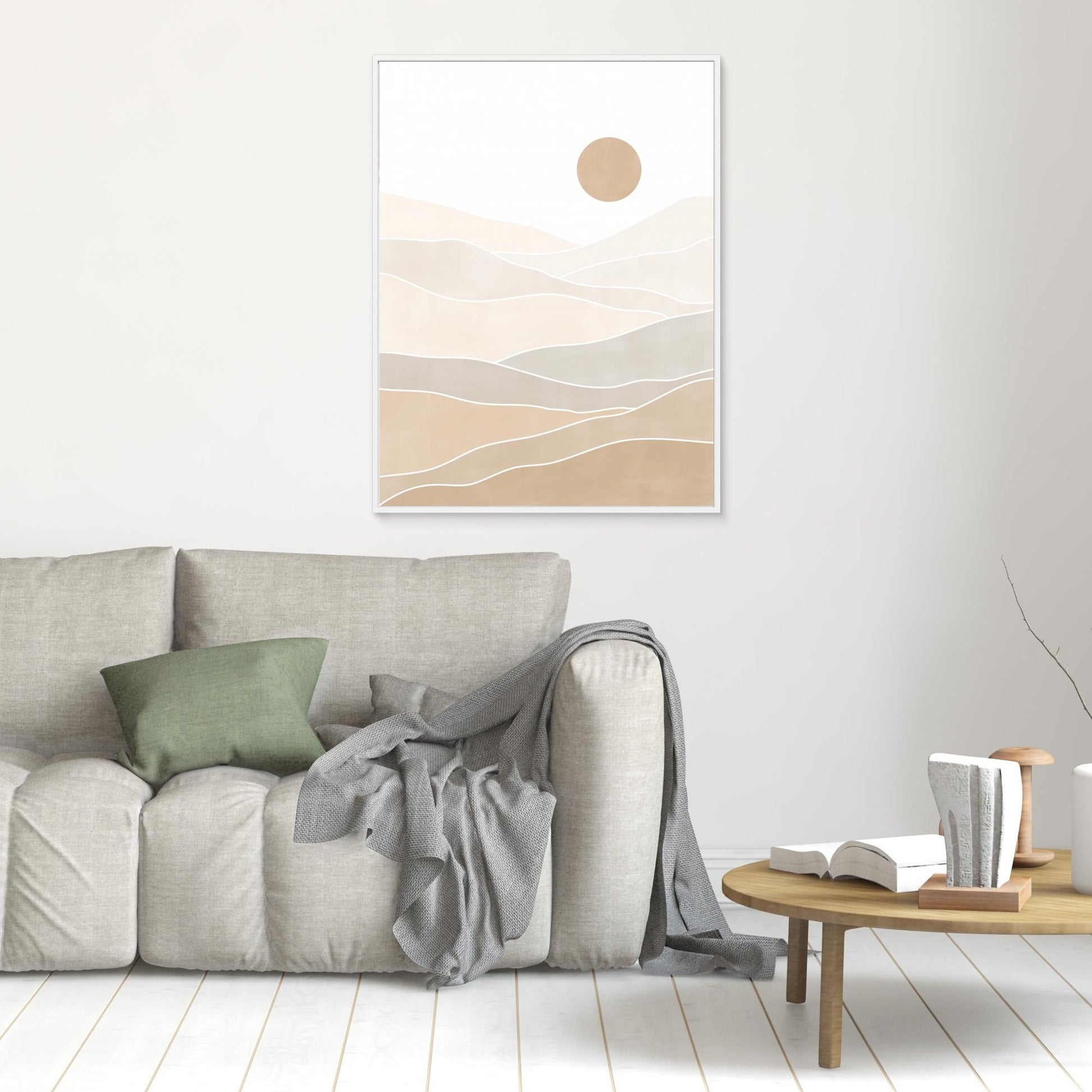 Abstract Beige Landscape 